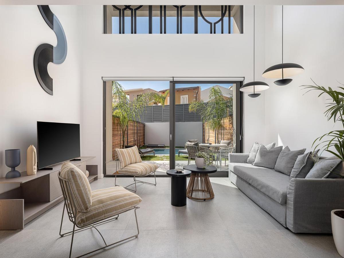 Jnv Luxury Villas Hriszí Aktí Haniá Kültér fotó